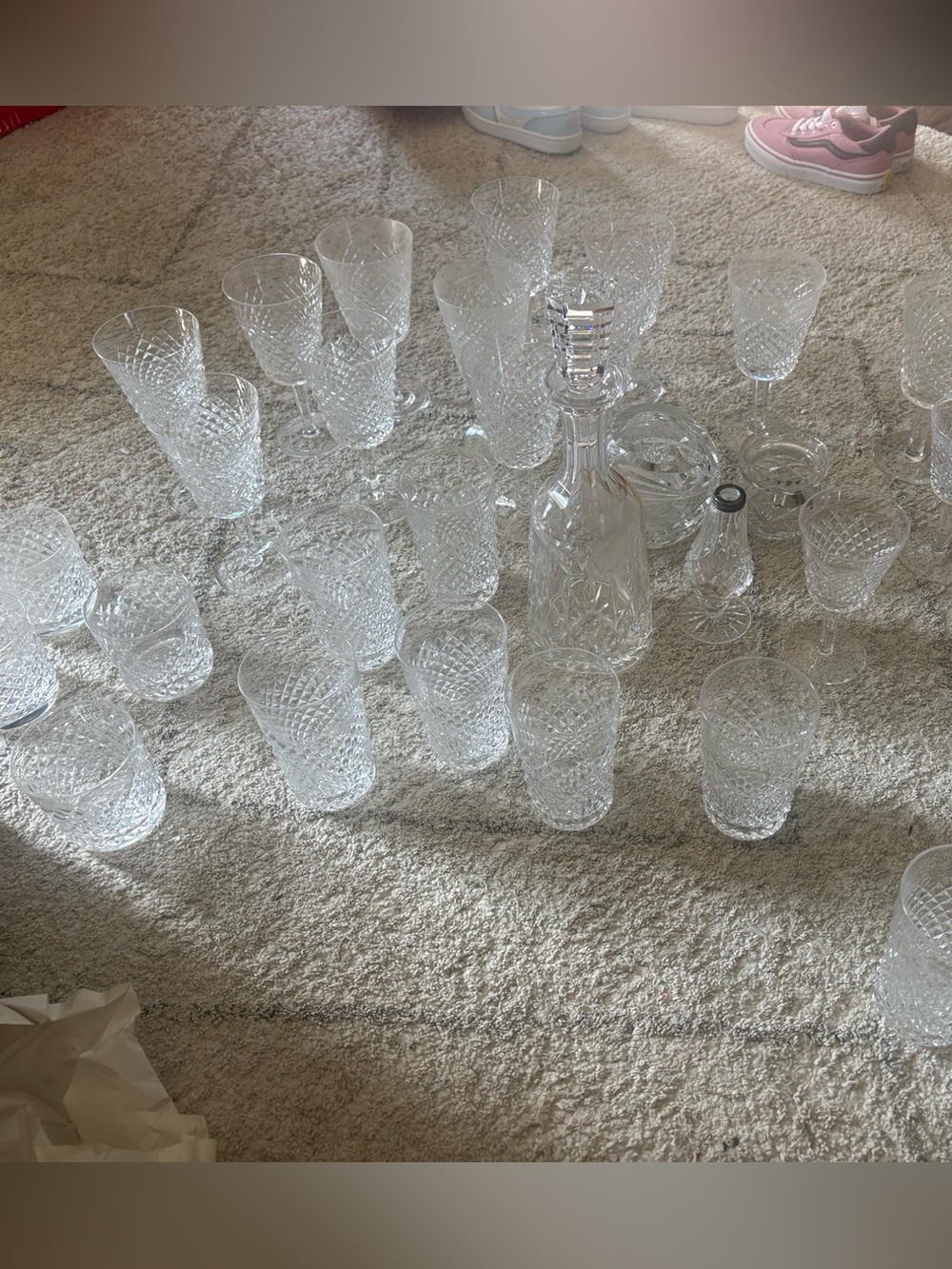 Waterford Crystal Clear Cut-Glass Drinkware Collection